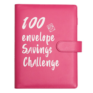 Carpeta de Cuero PU A5 para el Reto de Ahorro de 100 Sobres, Planificador de Presupuesto con Sobres para Efectivo, Libro de Gestión de Dinero, Venta al por Mayor - Product Image 5
