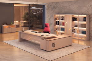 Neues Design Modernes und Stilvolles Komplettes Büromöbel-Set - Einfacher Chef-Schreibtisch für Direktoren und Manager - Product Image 6