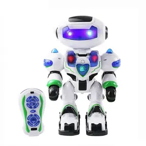 Robot de juguete eléctrico inteligente para niños, juguete educativo con control remoto por radio, tecnología inteligente, gran oferta