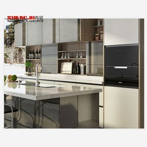 Cabinet In Black And White Lacquer Hight Quality Modern Kitchen Almirah Design Classic - Product Image 5