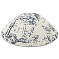 Calico Kippah logotipo bordado personalizado kippot judío regalos de boda Calico Yamulka judaísmo Kipot Skullcap