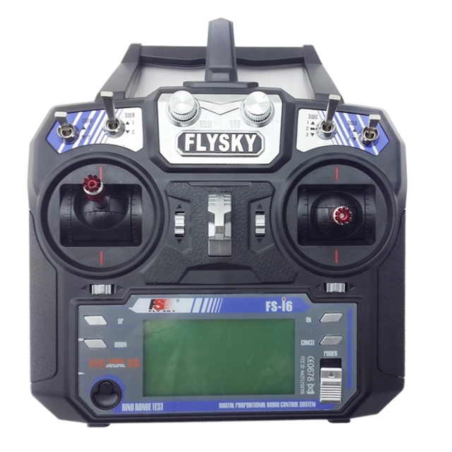 Flysky FS-I6 2.4G 6CH Remote Control Transmitter with IA6B Receiver for RC Helicopter Plane FPV Drone Made of Durable Plastic