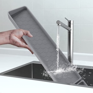 Étagère de cuisine de 30 pouces pour dessus de cuisinière Étagère à épices en silicone magnétique avec <span class=keywords><strong>ventouse</strong></span> - Product Image 5