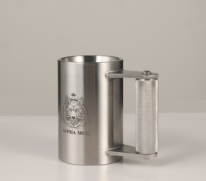 5lb nặng cốc 350ml quả tạ Cốc văn phòng 304 thép không gỉ cốc cà phê tập luyện sức mạnh đào tạo heavi <span class=keywords><strong>Mug</strong></span> Quà Tặng biểu tượng tùy chỉnh - Product Image 2