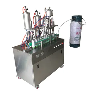 Semi Auto Snow Spray Can Filling Machine