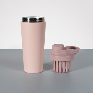 Stainless Steel Shaker Cup 304 Protein Powder Mixer Portable Sports Blender With Handle Travel Use - Product Image 3