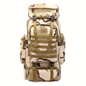 Vintage Waterproof Tactical <b>Backpack</b> with MOLLE System Foldable Design and Large Capacity - Product Image 1
