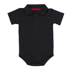 Polo de bebé con logo personalizado, multicolor, de seda de leche doblemente pulida, elegante, sin mangas, de poliéster/algodón, para verano. - Product Image 2