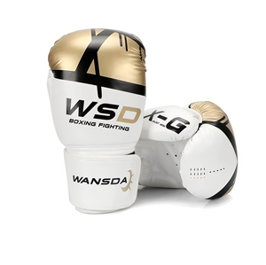 Guantes de Entrenamiento de Boxeo MMA Personalizados de Fábrica 2026, de Cuero PU, 4oz-12oz, Elásticos, Antideslizantes, con Logotipo Personalizado, para Todas las Temporadas - Product Image 1