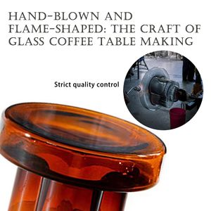 Elegante piano in vetro ambrato da 14,96 pollici per casa camera da letto e soggiorno <span class=keywords><strong>sala</strong></span> uso - Product Image 4