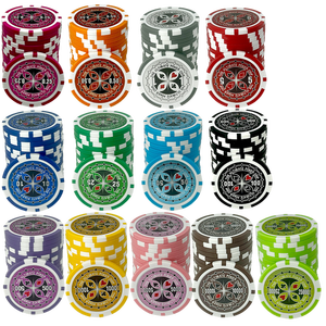 2025 High Quality Custom Logo Ceramic ABS <b>Clay</b> Poker Chips and Tray Wholesale Promotions for Gaming China - Product Image 2