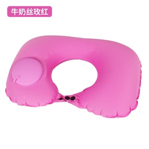 Ensemble de voyage portable <span class=keywords><strong>gonflable</strong></span> compressé en trois pièces, <span class=keywords><strong>coussin</strong></span> en forme de U en flocage <span class=keywords><strong>pour</strong></span> voyage en trois pièces - Product Image 5