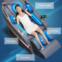 Fauteuil de massage à gravité zéro en cuir PU de haute qualité, avec massage des pieds et grand écran LCD, vente en gros usine 2026