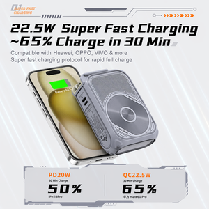 <span class=keywords><strong>Cargador</strong></span> Inalámbrico Magnético 3 en 1 Más Vendido, Cable Integrado, Enchufe <span class=keywords><strong>de</strong></span> CA Multifunción, Capacidad <span class=keywords><strong>de</strong></span> 10 000 mAh, Plástico, 22.5W - Product Image 3