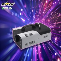 Machine à fumée de scène électrique LED 900W avec télécommande numérique, lumière multicolore DMX16 110-220V, matériau en aluminium