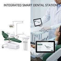Unité dentaire intelligente professionnelle avec écran tactile de 10 pouces et fauteuil ergonomique à mémoire de forme pour une utilisation en clinique dentaire moderne