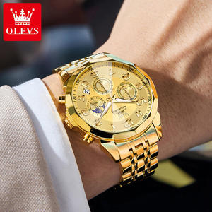   Reloj Cronógrafo para Hombre 3676 ODM, de Lujo, con Logotipo Personalizado OEM, Esfera Luminosa, Resistente al Agua, Multifuncional, Clásico, con Calendario - Product Image 3
