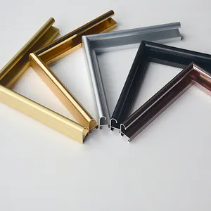 Золотые матовые алюминиевые рамки для фотографий, серебряная алюминиевая фоторамка, A4 декоративные рамки