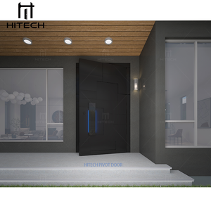 HiTech-US ประตูทางเข้าอลูมิเนียมหล่อสุดหรู, ประตูหน้าประตูบ้านพร้อมระบบรักษาความปลอดภัยประตูทางเข้าภายนอกฝรั่งเศส - Product Image 5