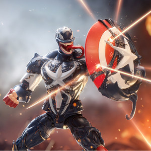 Figurine articulée Marvel authentique en PVC, version animée Venom Parasitaire, <span class=keywords><strong>Avengers</strong></span>, cadeau d'anniversaire - Product Image 3