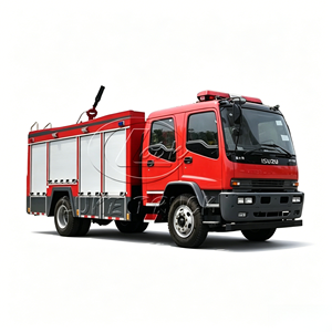 รถดับเพลิง ISUZU FTR 6 ลูกบาศก์เมตร 4x2 รถบรรทุกน้ำดับเพลิง สำหรับความปลอดภัยในโรงงาน รับประกันคุณภาพ - Product Image 1
