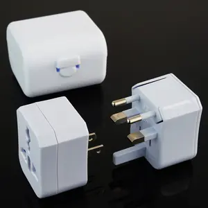 Wonplug ide produk baru 2024 adaptor perjalanan adaptor perjalanan Jerman Italia Denmark produk elektronik populer terbaru adaptor 3 dalam satu