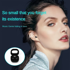Audífonos Inalámbricos Ultra Pequeños, Mini, de Doble Oreja, Estilo Intrauditivo, para Dormir, Universales para Hombre y Mujer, para Escuchar Música, Deportes y Fitness - Product Image 4