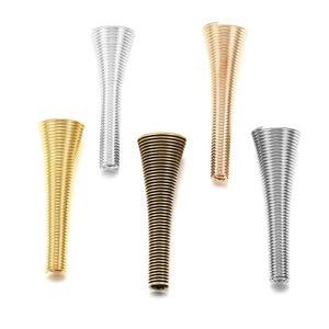 Componentes para Joyería, Cuentas Espaciadoras con Forma de Flor, Plateadas, Bronce Antiguo, Chapadas en Oro, para Hacer Collares, Paquete de 12 Piezas - Product Image 5