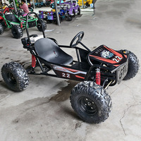 Mini Go-Kart de Alta Velocidad de 212cc con Pedales para Adultos, Todoterreno, Metálico, con Frenos de Disco, Motor de Gasolina de 4 Tiempos, para Uso en Exteriores