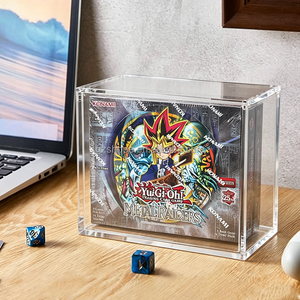 SHP Premium personnalisé acrylique <span class=keywords><strong>Yu</strong></span> <span class=keywords><strong>Gi</strong></span> 0h 25e anniversaire MetalRaiders Booster Box épaissi 6MM boîtier acrylique - Product Image 3