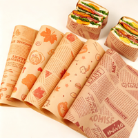 Kertas Anti Minyak Sekali Pakai untuk Pembungkus Burger Pemasok Cina