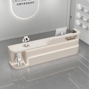 Mostrador de hotel moderno y sencillo para Club de empresa, mostrador de recepción de gran <span class=keywords><strong>oficina</strong></span>, mostrador de recepción, Mostrador de cajero de salón de belleza - Product Image 3
