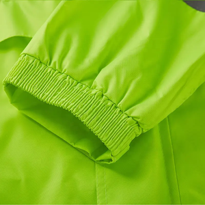 Jas hujan Pria, dua buah 0.23mm tahan air minyak tahan kimia kain Oxford lapisan <span class=keywords><strong>PVC</strong></span> jas hujan reflektif - Product Image 4