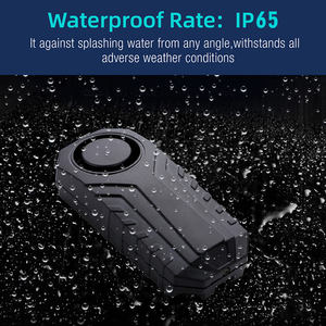 高デシベル 113dB 自転車アラーム IP65 ワイヤレス振動式 自転車盗難防止ベル リモコン付き 個人利用向け - Product Image 5