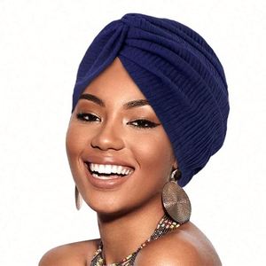 Wholesale Custom Logo Women Twist Turban Pattern Stretchy Polyester Multifunction Hair Scarf Outdoor Headwraps - Product Image 6