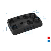 SYYTECH-controlador de consola de juegos multifunción, soporte de carga Vertical de refrigeración de disco para PS4 Pro Slim PS Move VR