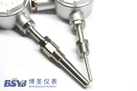 PT100 Armored Resistance Thermometer -50℃-300℃ for Industrial Furnace Fast Response Long Life