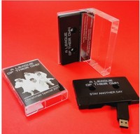 Clé USB personnalisée en forme de cassette audio, haute vitesse USB 3.0 30M/S 32GB 64GB 128GB, vente en gros de clés USB