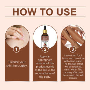 Premium Batana Oil Vitamin E Self Tanner No se necesita sol No graso Adecuado para todo tipo de piel Suero de bronceado - Product Image 6