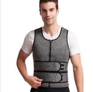 Nuevo Chaleco Moldeador de Cintura para Hombre, Chaleco de Sauna con Doble Cinturón, Chaleco Reductor de Abdomen, Chaleco Quemagrasas, Camiseta Moldeadora, Cinturón de Fitness - Product Image 3
