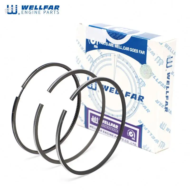 OM366แหวนลูกสูบชิ้นส่วนเครื่องยนต์ Wellfar สำหรับเครื่องยนต์ดีเซลเมอร์เซเดสเบนซ์