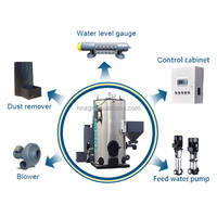 Générateur de vapeur vertical à biomasse haute efficacité, machine à vapeur automatique pour usine de transformation laitière en Afrique du Sud