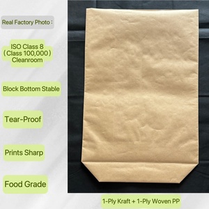 Sacchetto in Carta Kraft Personalizzato con Fondo Quadrato, 25kg, Alta Resistenza per Imballaggio di Polveri Chimiche, Resine e Composti Industriali, Certificato BRC - Product Image 6
