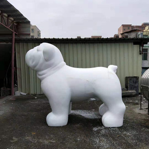 Escultura de Resina de Perro Pug para Decoración de Jardín Exterior, Acabado Brillante, Adorno Artístico Independiente - Product Image 4