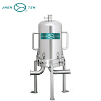 Solution acide/alcaline à petit débit moyen, cartouche sanitaire, boîtier filtrant, récipient sous pression