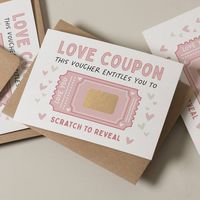 Cartes à gratter personnalisées de bonne qualité à prix abordable pour couple – Jeu de cartes à gratter pour couple