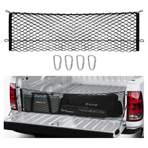 Ensemble de sacs filets pour coffre de voiture, organisateur de rangement en polyester pour accessoires de contrôle de la cargaison du véhicule - Product Image 2