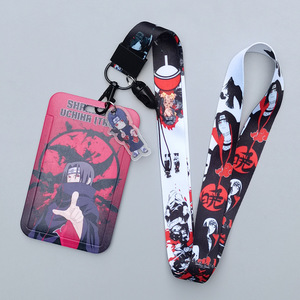 Porte-carte d'identité rigide <span class=keywords><strong>de</strong></span> haute qualité, écologique, motif <span class=keywords><strong>dessin</strong></span> <span class=keywords><strong>animé</strong></span> HY Anime, impression par transfert thermique, avec cordon en polyester pour étudiants, campus et travail - Product Image 6