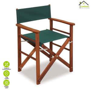 <span class=keywords><strong>Chaise</strong></span> de Réalisateur Pliante à Rayures Coquillages, Conception Ingénieuse, Cadre en Bois Dur Chinois pour Jardin, Terrasse, Patio, Repas en Extérieur et Rassemblements - Product Image 2