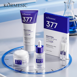 KORMESIC Private <b>Label</b> Organic 377 Whitening Face Body Skin Care Set Rejuvenating Cream Serum Cleanser Korean Skin Care Products - Product Image 1